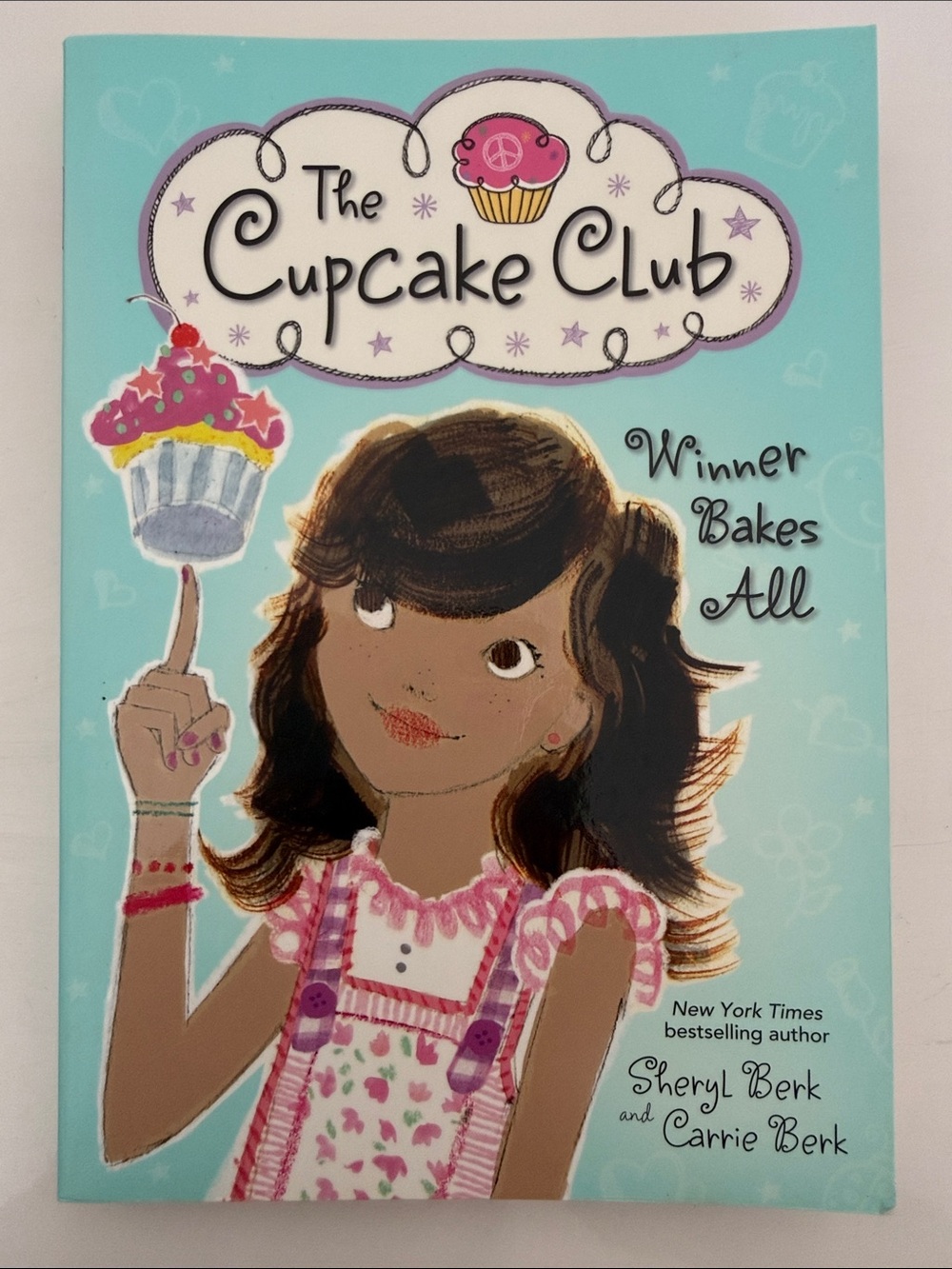 The Cupcake Club "Winner Bakes All" Book - Teal Cover
